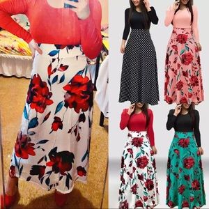 Long Floral Dresses for Any Ocasiones